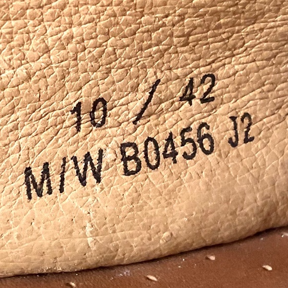 Born Wayz / Børn Men’s Leather Moc-Toe Casual Size 10 M Multi-Tone Red/Tan/Cream - Picture 16 of 16